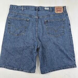 VTG Levi's 550 Relaxed Fit Jean Shorts‎ Mens 44x10 Blue Denim Jorts Y2K Cotton
